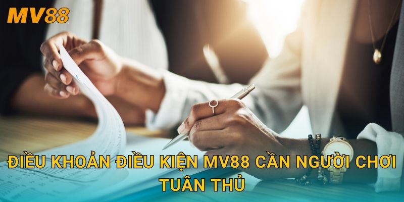 Điều khoản điều kiện MV88 cần người chơi tuân thủ